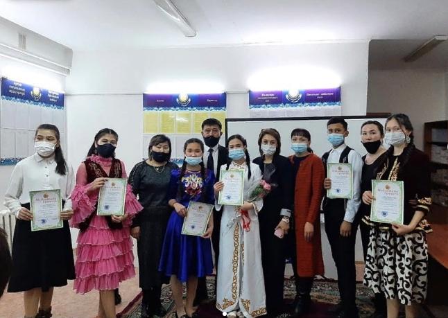 2022 жылғы 7 ақпан күні 8-11 сынып оқушылары арасында «Жыр алыбы – Жамбыл» аудандық жас ақындар айтысы өткізілді.