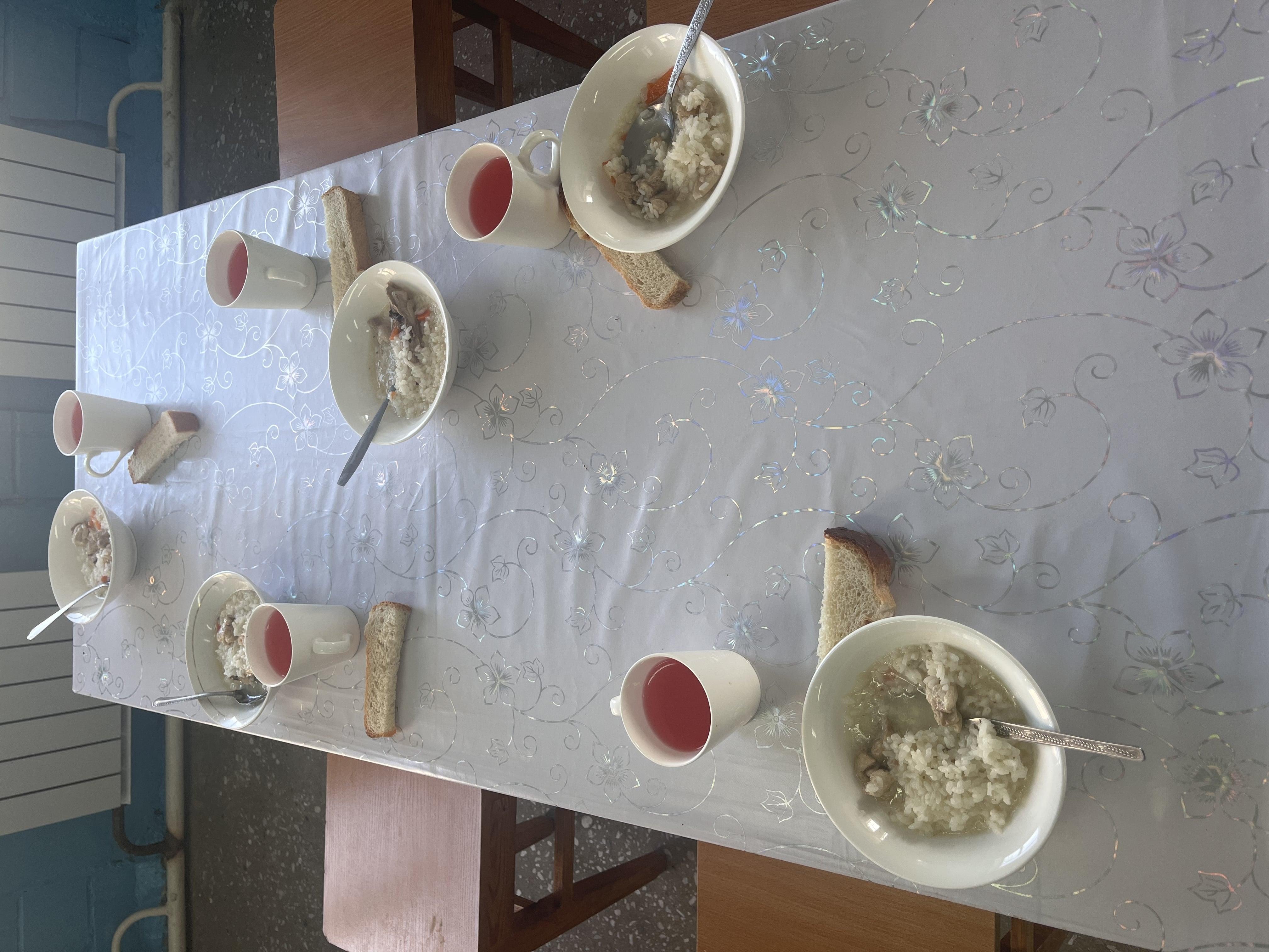 Асханадағы тағамдардың берілуі