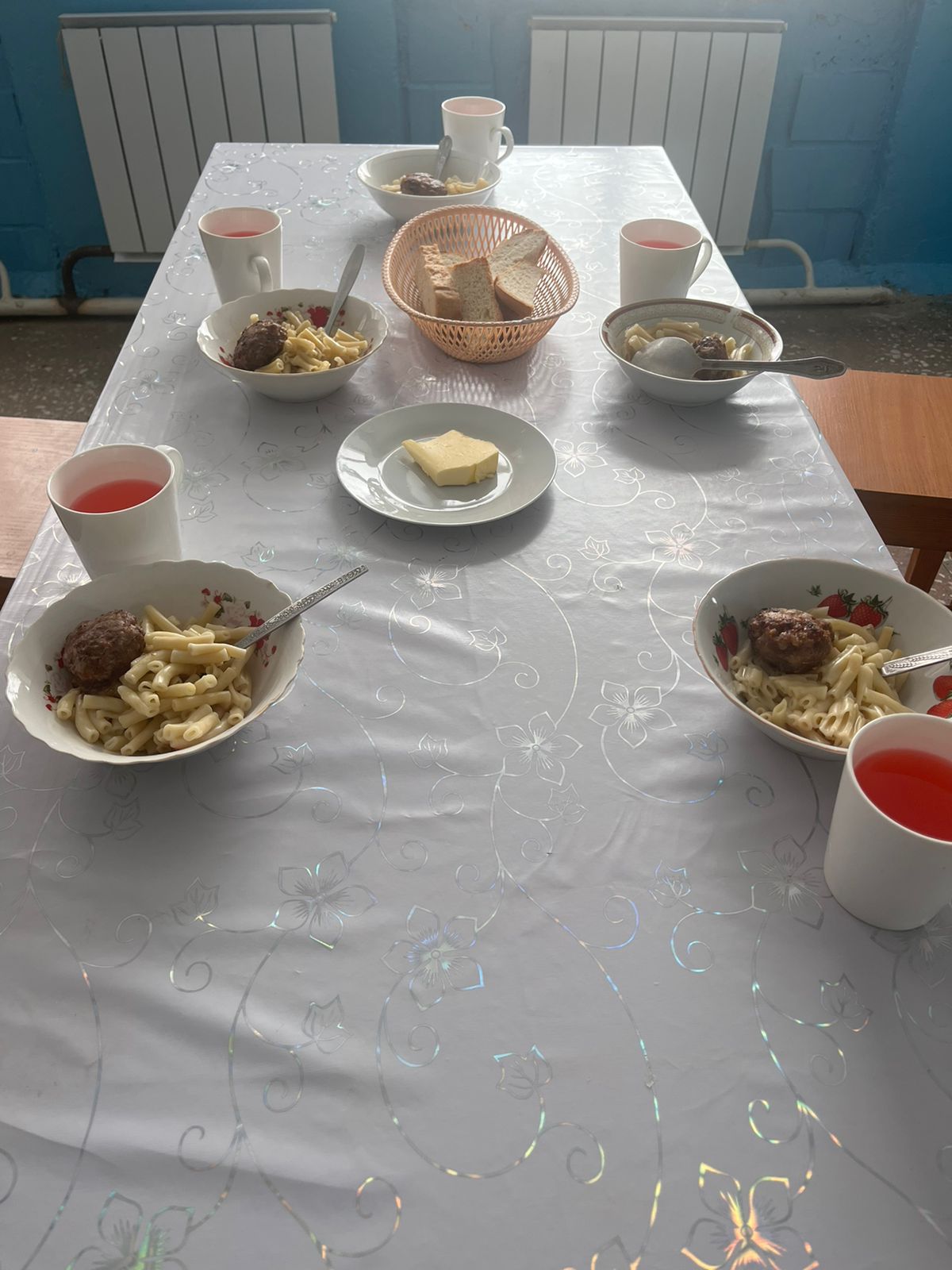 Асханадағы тағамдардың берілуі